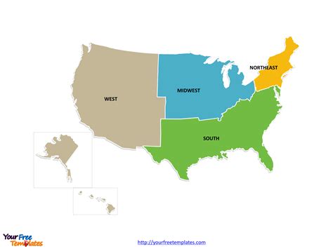 Training and certification options for MAP The United States Regions Map